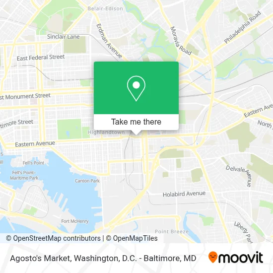 Agosto's Market map