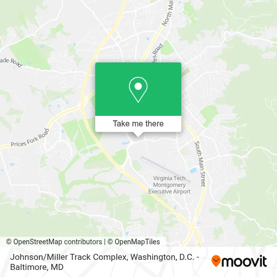 Johnson/Miller Track Complex map