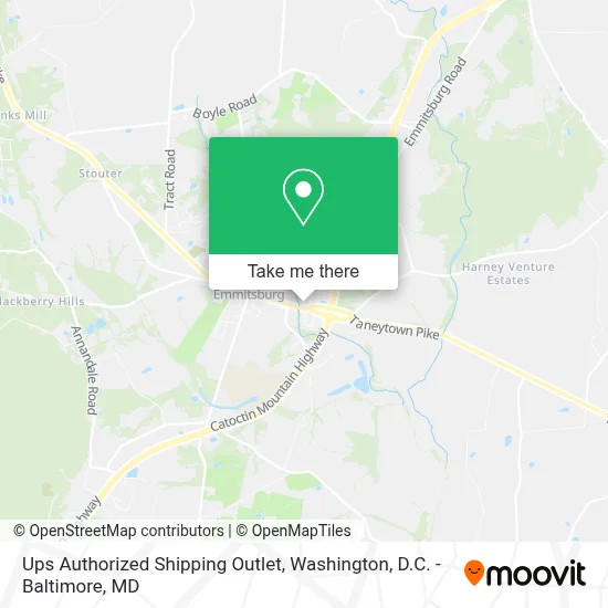 Ups Authorized Shipping Outlet map