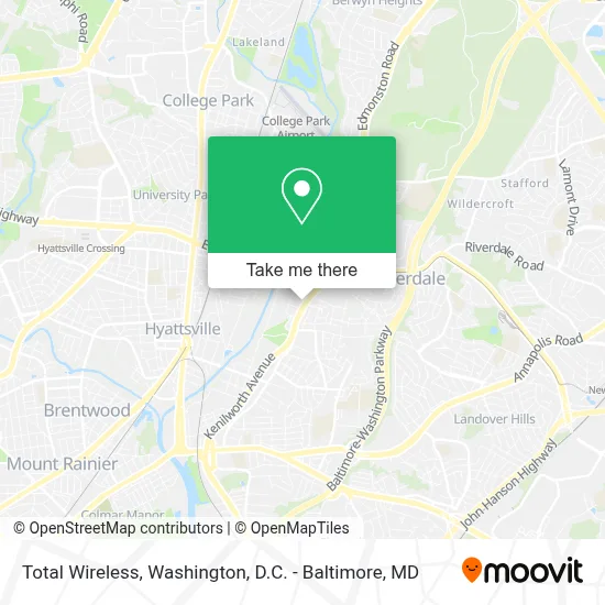 Total Wireless map