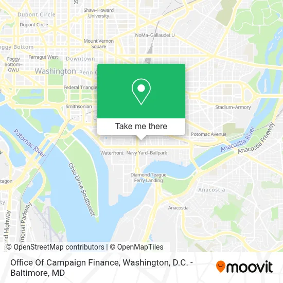 Office Of Campaign Finance map