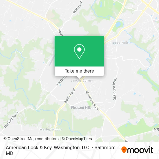 American Lock & Key map