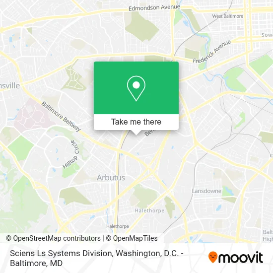 Sciens Ls Systems Division map