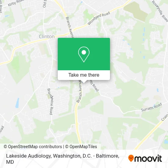 Lakeside Audiology map