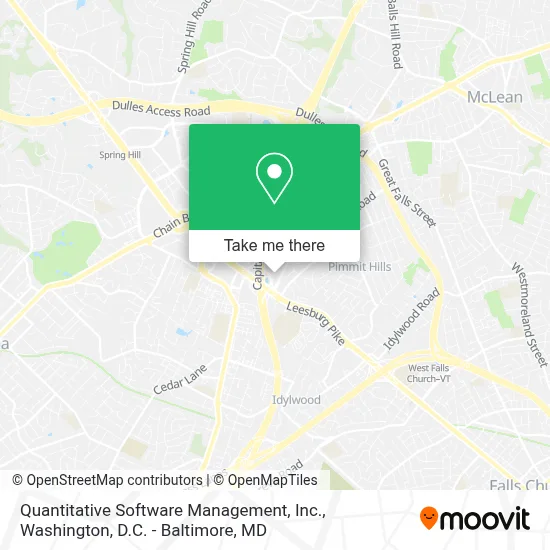 Quantitative Software Management, Inc. map