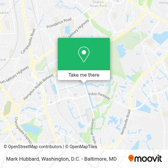 Mark Hubbard map