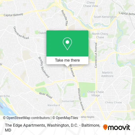 The Edge Apartments map