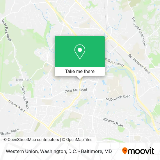 Western Union map