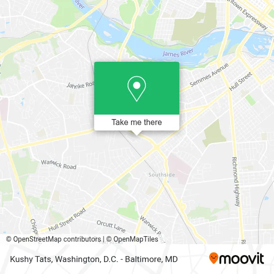 Kushy Tats map
