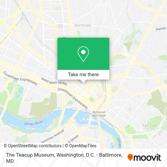 The Teacup Museum map