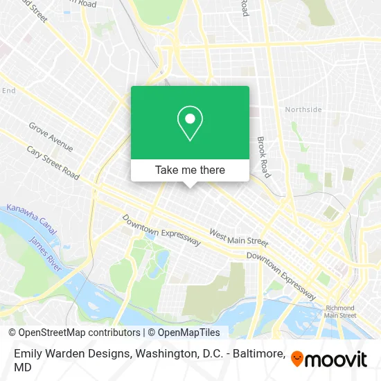 Emily Warden Designs map