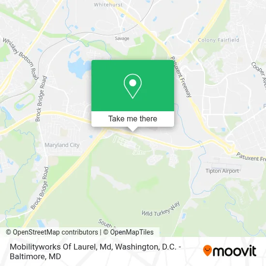 Mobilityworks Of Laurel, Md map