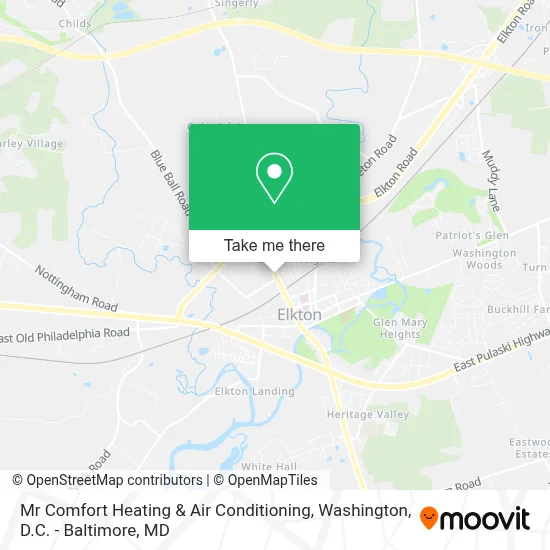 Mr Comfort Heating & Air Conditioning map