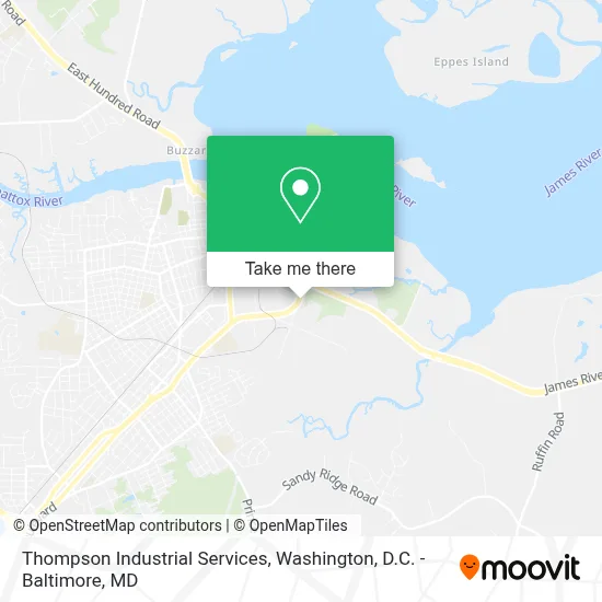 Thompson Industrial Services map