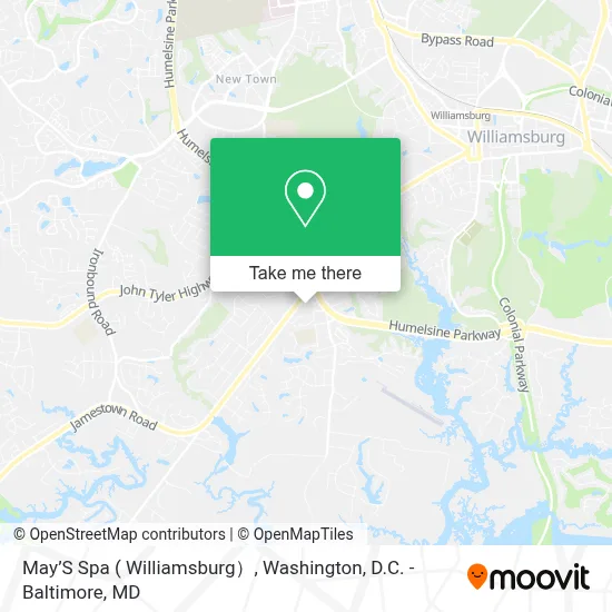 May’S Spa map