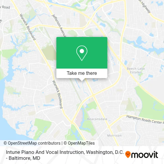 Intune Piano And Vocal Instruction map