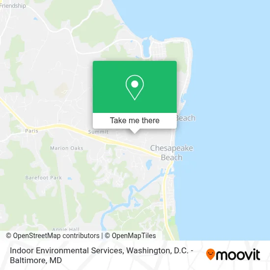 Indoor Environmental Services map