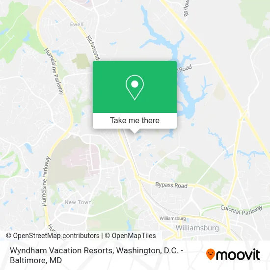 Wyndham Vacation Resorts map