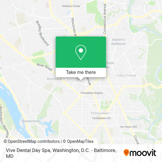 Vive Dental Day Spa map