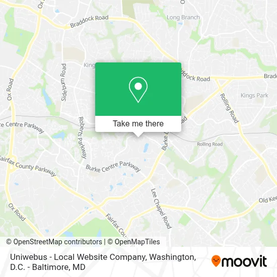 Uniwebus - Local Website Company map