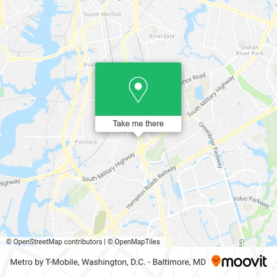 Metro by T-Mobile map