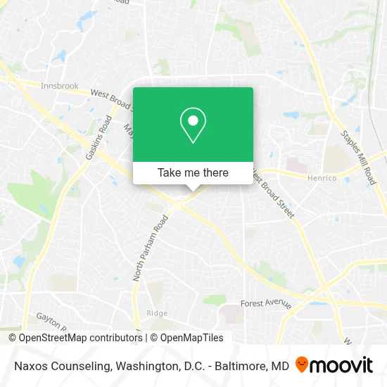 Naxos Counseling map