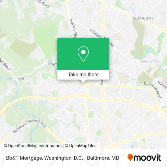 Bb&T Mortgage map