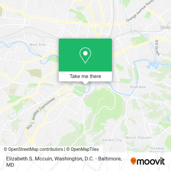 Elizabeth S. Mccuin map