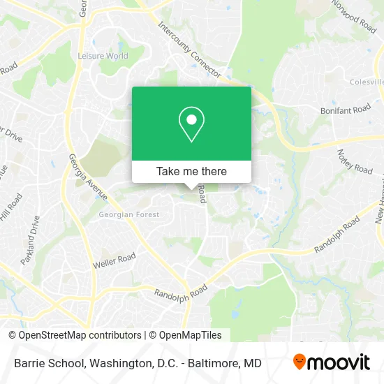 Barrie School map