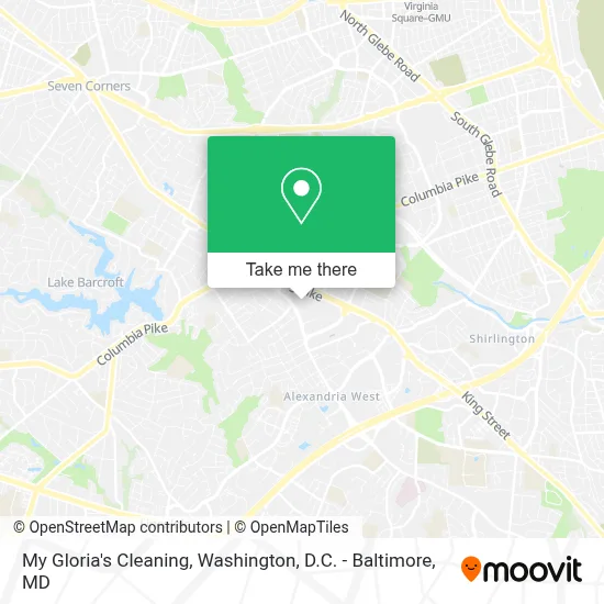 My Gloria's Cleaning map