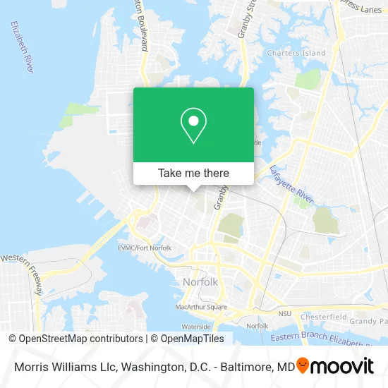 Morris Williams Llc map