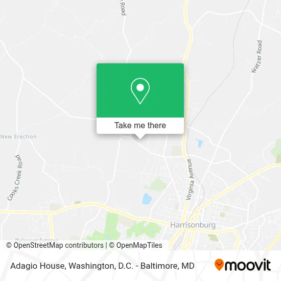 Adagio House map