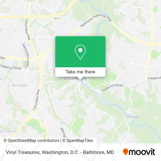 Vinyl Treasures map
