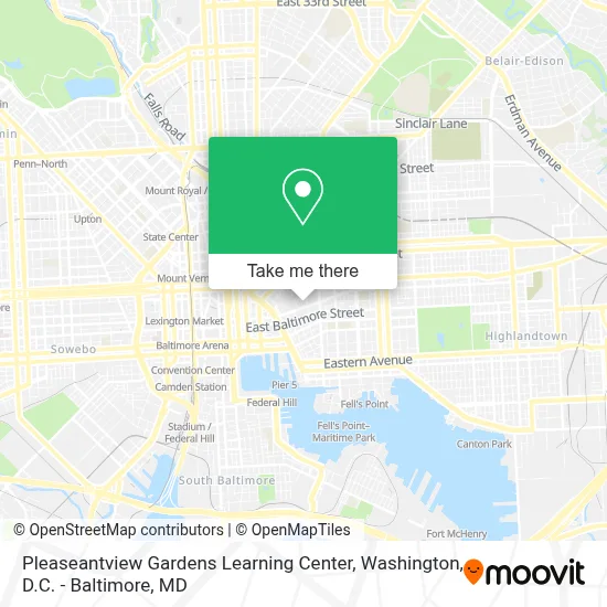 Pleaseantview Gardens Learning Center map