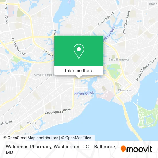 Walgreens Pharmacy map