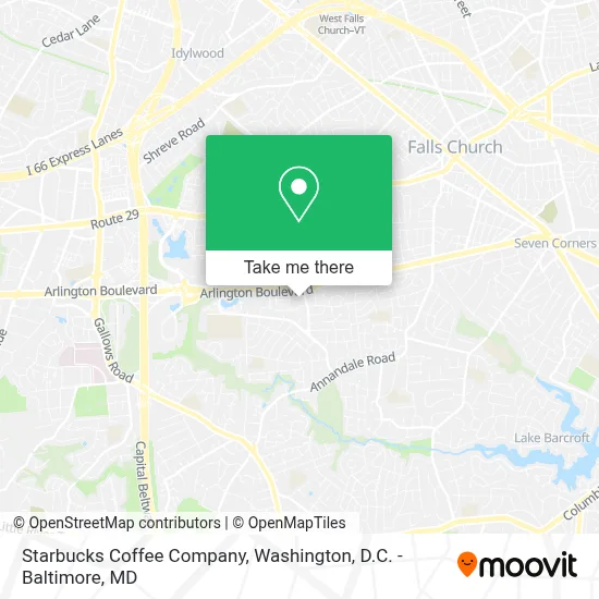 Starbucks Coffee Company map