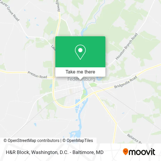 H&R Block map