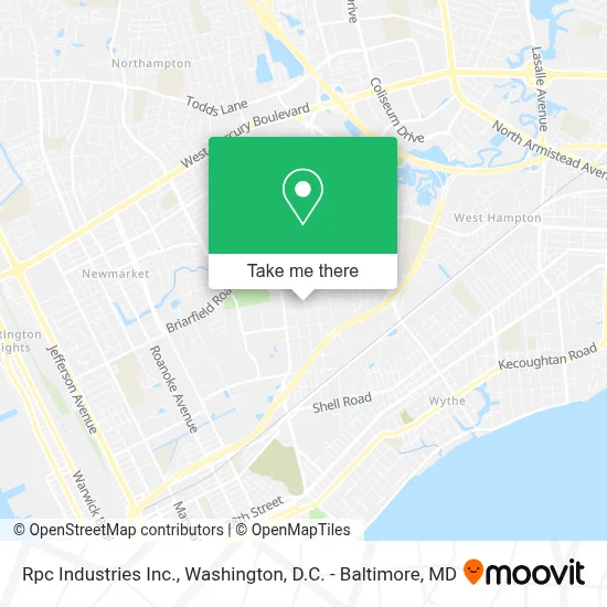 Rpc Industries Inc. map