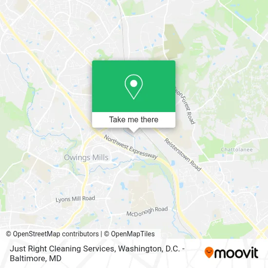 Just Right Cleaning Services map