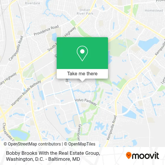 Bobby Brooks With the Real Estate Group map