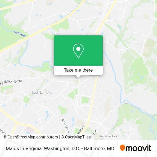 Maids In Virginia map