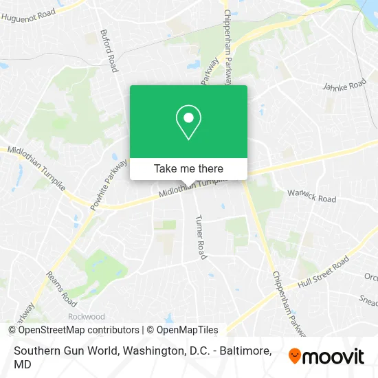 Southern Gun World map