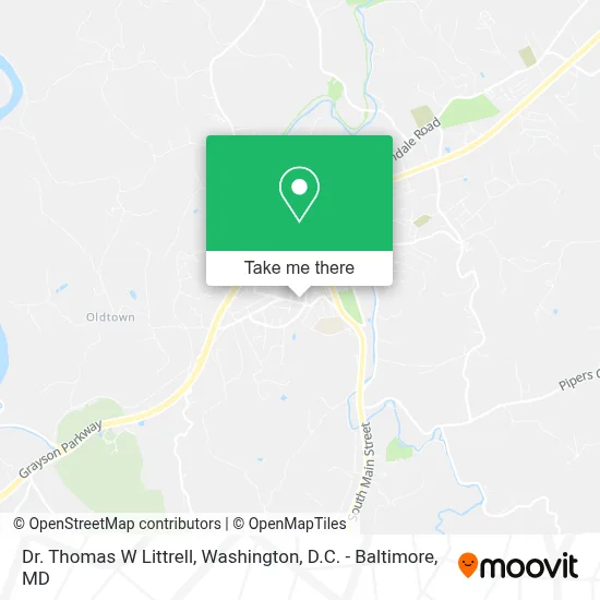 Dr. Thomas W Littrell map