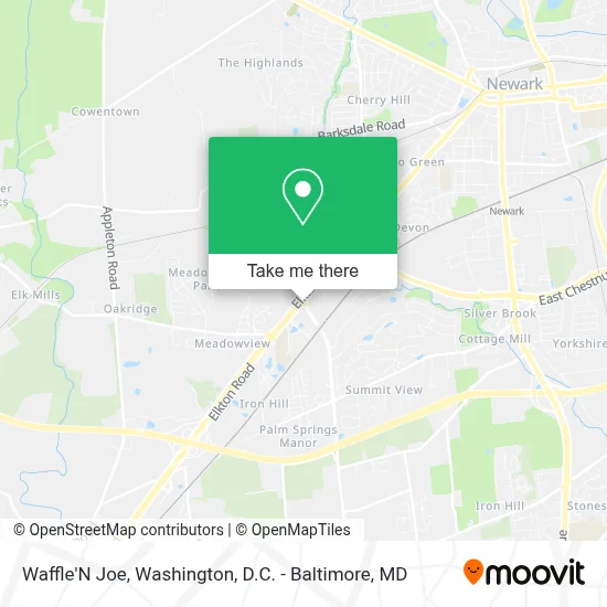 Waffle'N Joe map