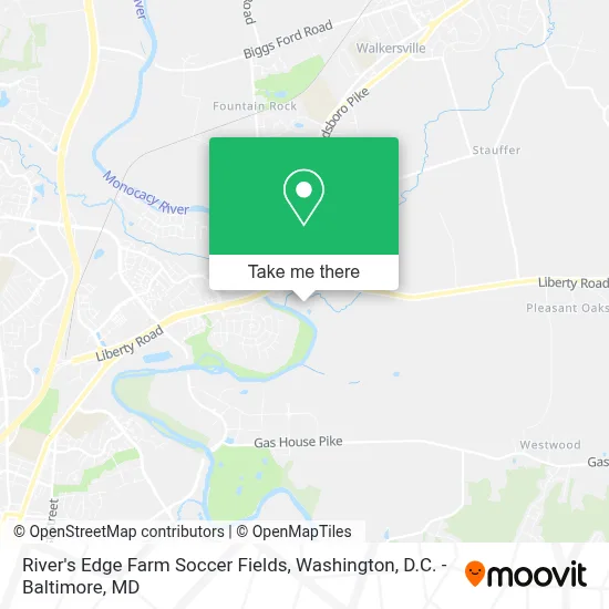 River's Edge Farm Soccer Fields map