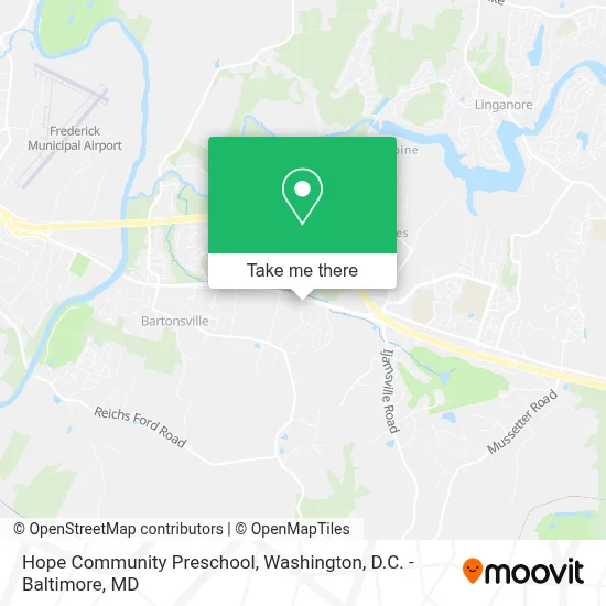 Hope Community Preschool map