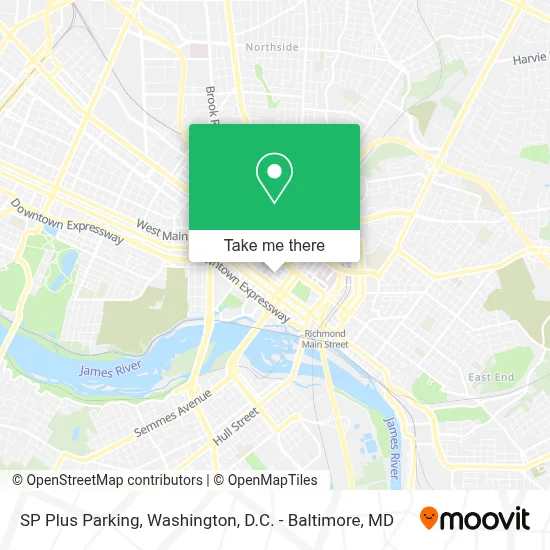 SP Plus Parking map