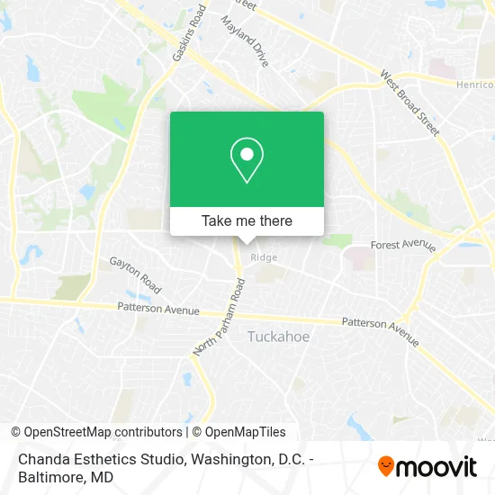 Chanda Esthetics Studio map