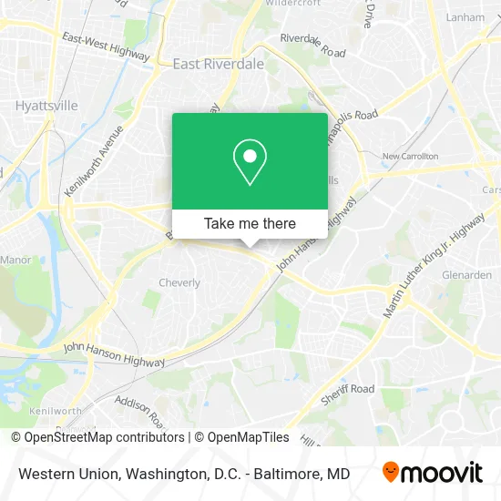 Western Union map