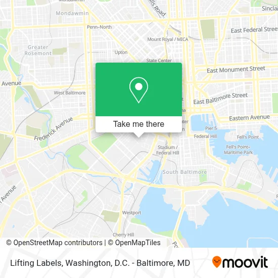 Lifting Labels map